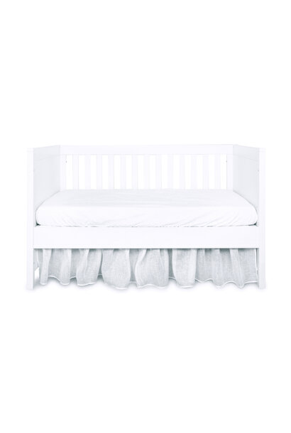 Cotton White Bedrok 60x120cm - Linnen