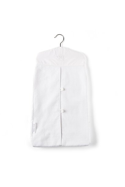 Cotton White Luierzak model kleerhanger - Gewafeld