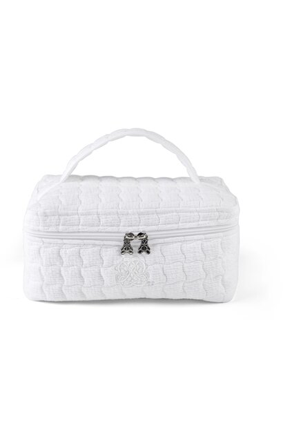 Cotton White Toilettas met 1 handvat - Gewatteerd