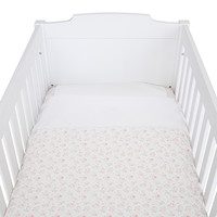 Pink Flower donsovertrek bed 100x135cm  + sloop