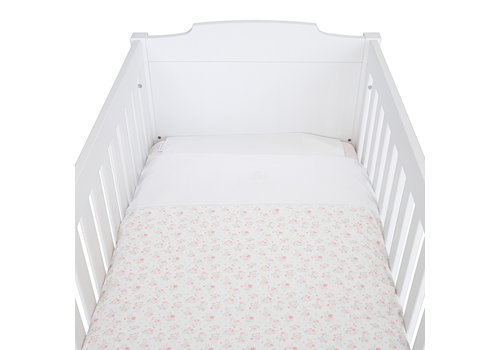  Théophile & Patachou Pink Flower donsovertrek bed 100x135cm  + sloop 