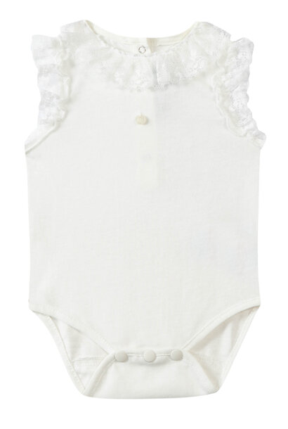 romper met kant - offwhite