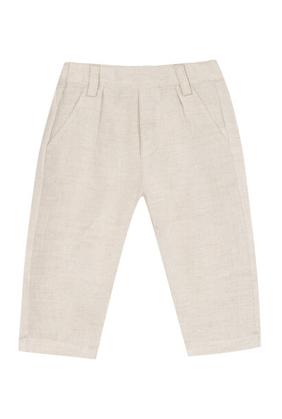 broekje van linnen - beige