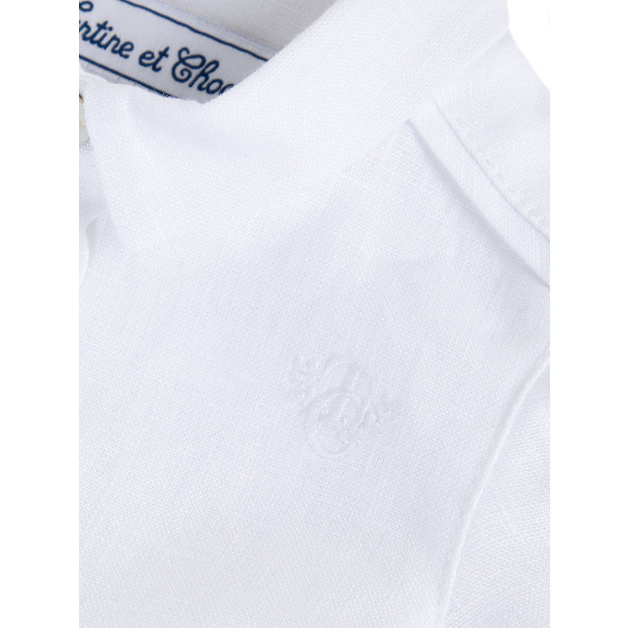 overhemd van linnen - wit-2