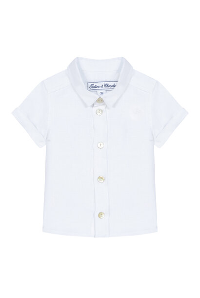 overhemd van linnen - wit