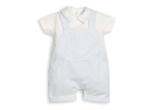 First - My First Collection babypakje met shirt - blauw/wit 