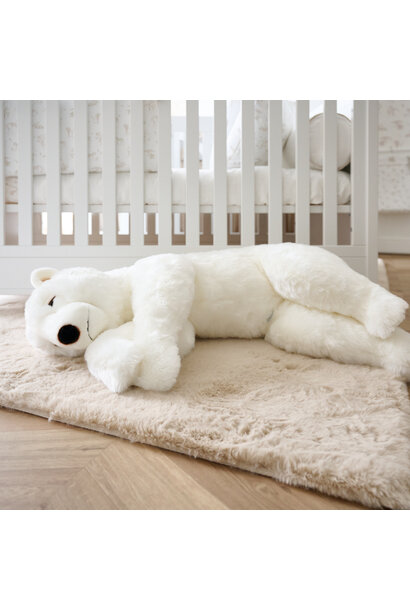 Slaapbeer 95 cm wit