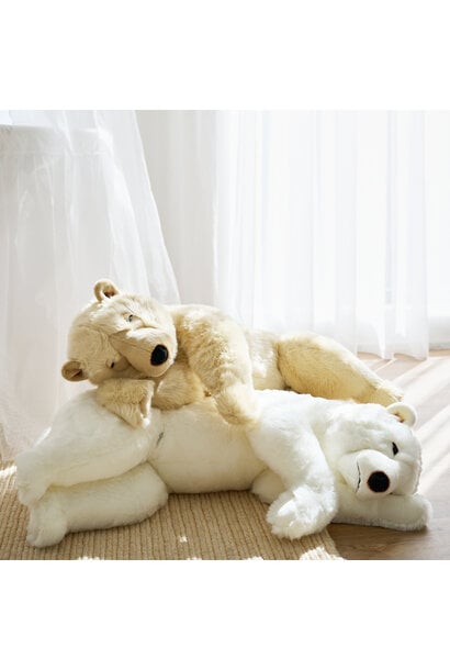 slaapbeer 95 cm beige