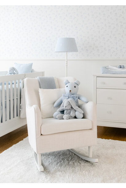 Rocking Chair Linnen - Wit