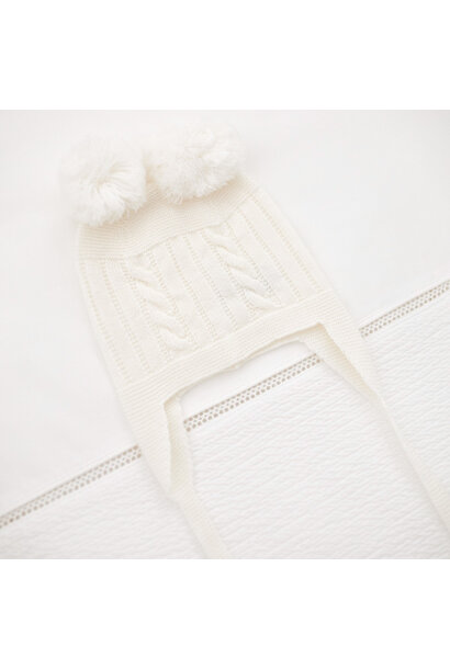 Muts Merino wol - Ivoor