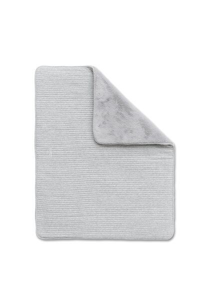 Boxkleed omkeerbaar met ecobont - Essentials Pearl Grey