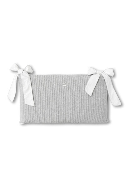 Bedbeschermer 70cm - Essentials Pearl Grey
