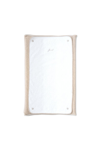 Waskussenhoes met badstof handdoek - Essentials Beige