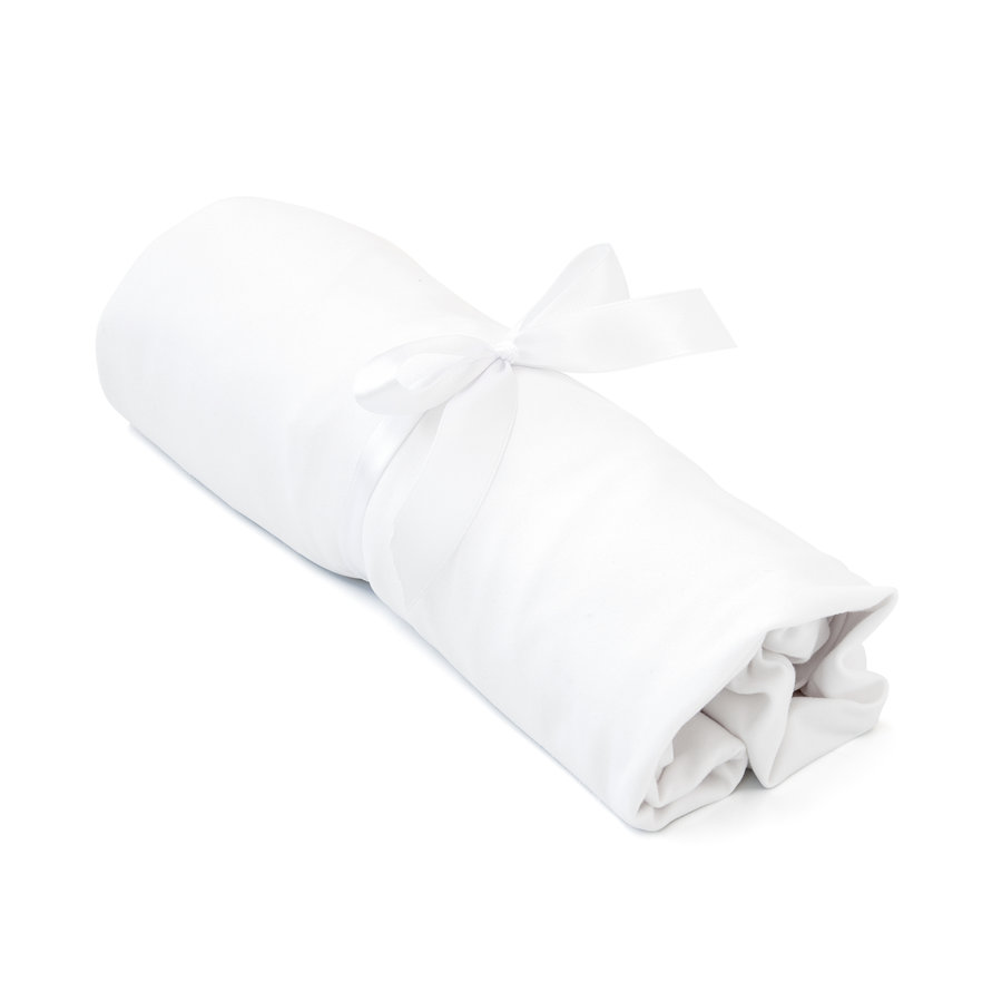 Hoeslaken ledikant 70x140 cm - Essentials White-1