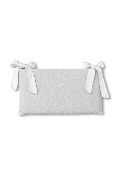 Bedbeschermer 70cm - Crystal Grey