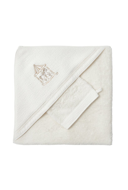 Carrousel Kaphanddoek + washandje
