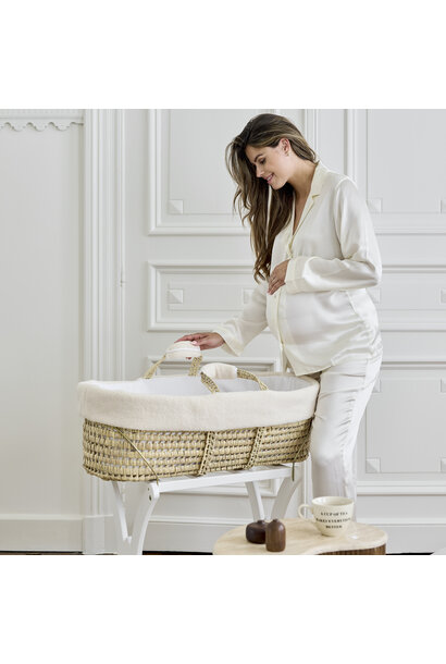 Carrousel Rieten reiswieg + Aankleding schapen