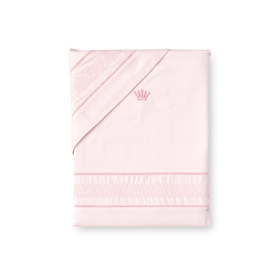 Donsovertrek met sloop voor box - Crystal Pink-1