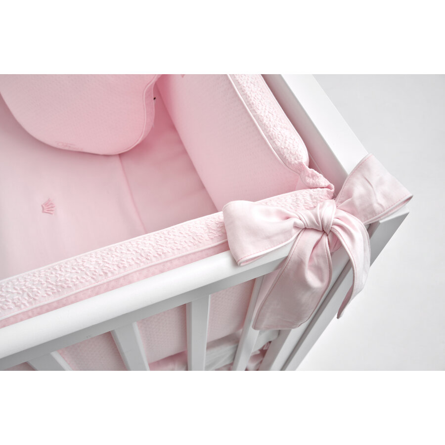 Bedbeschermer 70cm - Crystal Pink-4