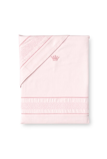 Donsovertrek met sloop 100x140cm - Crystal Pink