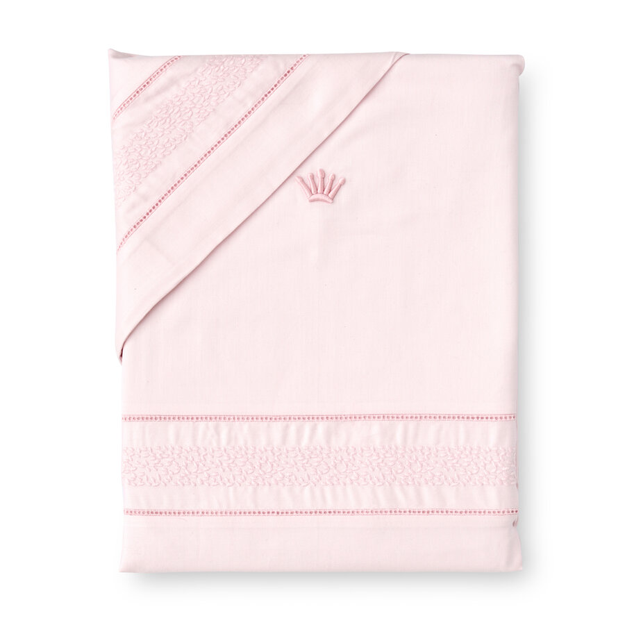 Donsovertrek met sloop 100x140cm - Crystal Pink-1