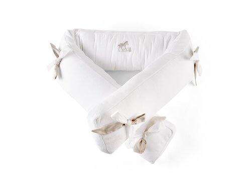  Théophile & Patachou Safari Bedbeschermer 210 cm - Gewafeld H: 18 cm 