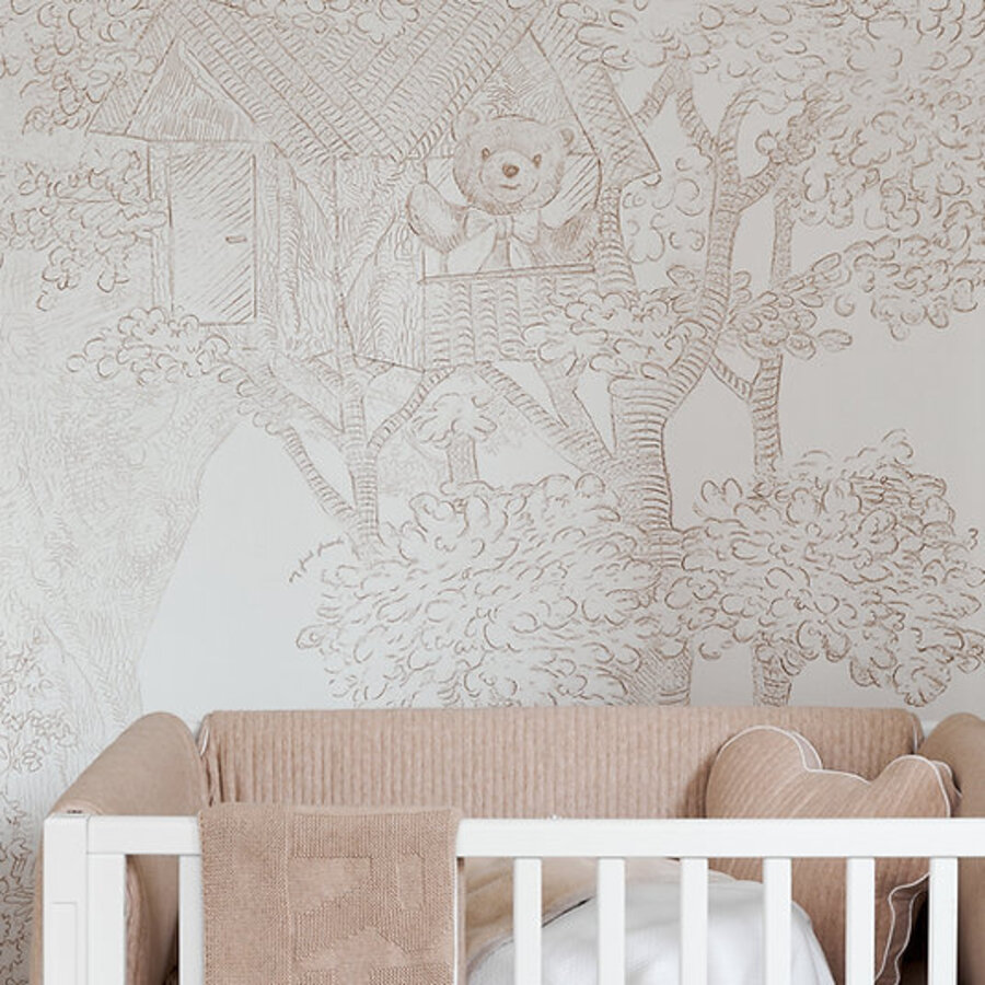 Gebreid deken 100x75cm - Essentials Beige-2