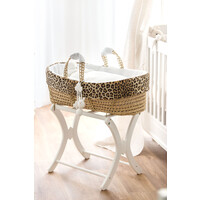 thumb-Rieten reiswieg met aankleding - Beige-6