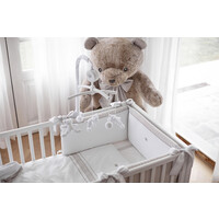 thumb-ledikant donsovertrek met sloop - Ethnic White-3