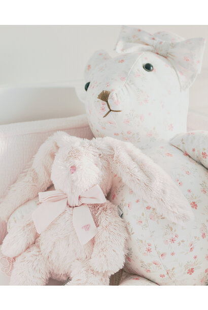 Pink Flower beer patachou roze strik oor