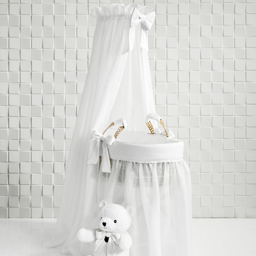 Hopefull White linnen rok voor reiswieg-2