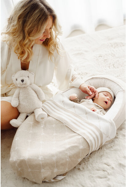 omslagdeken knitwear LUCA FIRST Signature collection