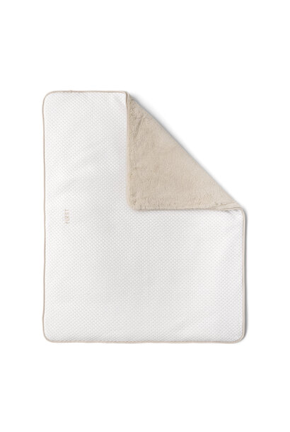Silent Sands boxkleed 95x75cm wit/beige