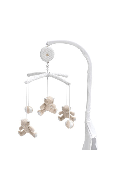 Silent Sands muziekmobiel wit/beige