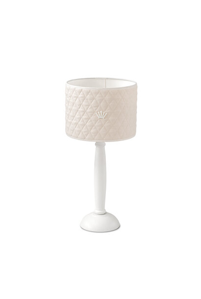 Silent Sands Lampenkap en houten voet beige