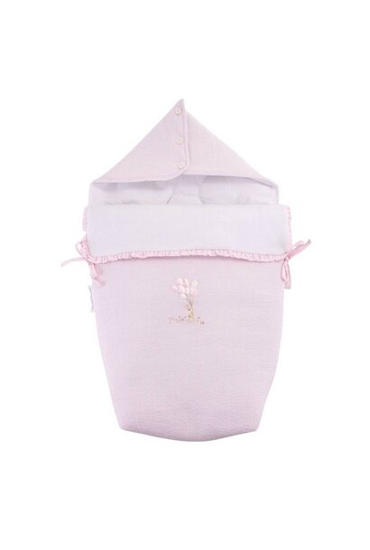 Pink Garden Party Voetenzak voor autostoel 3 puntsgordel