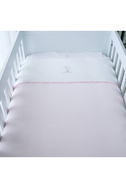 Pink Garden Party Donsovertrek bed 100x135cm  + sloop