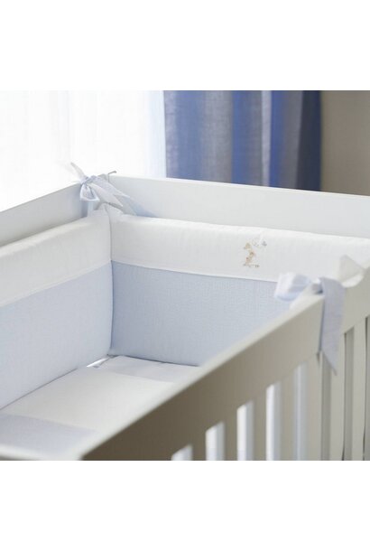 Blue Garden Party Bedbeschermer 70cm - Katoen (70x70x70cm) H:30cm