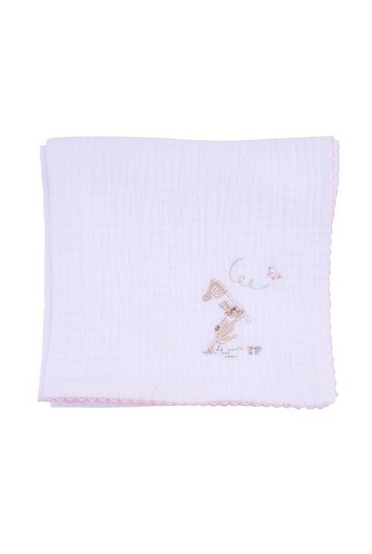 Pink Garden Party Tetradoek konijn 60x60cm