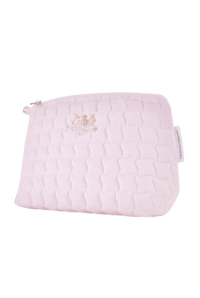 Pink Garden Party Toilettas groot - Gewatteerd