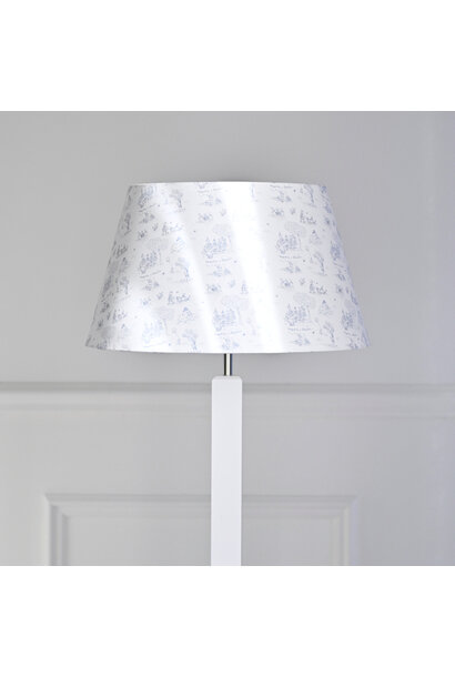 Blue Garden Party Grote lampenkap geprint