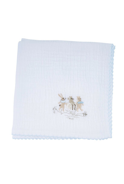 Blue Garden Party Tetradoek Schaap BP 3 vrienden