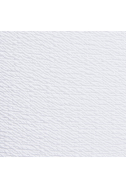 Blue Garden Party Stof - Gewafeld  Cotton White