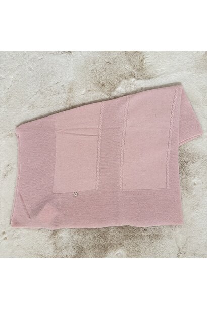 omslagdeken met wol - Roze