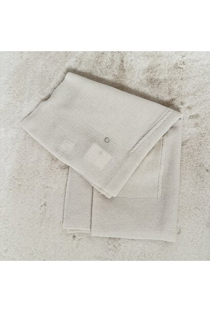 Omslagdeken met wol - Ivoor