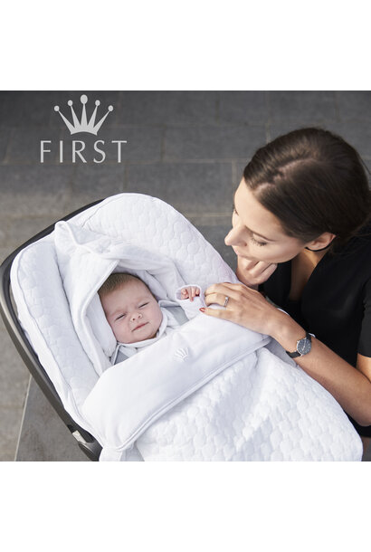 White Hoes voor Maxi-Cosi Pebble & Pebble+ - Jersey