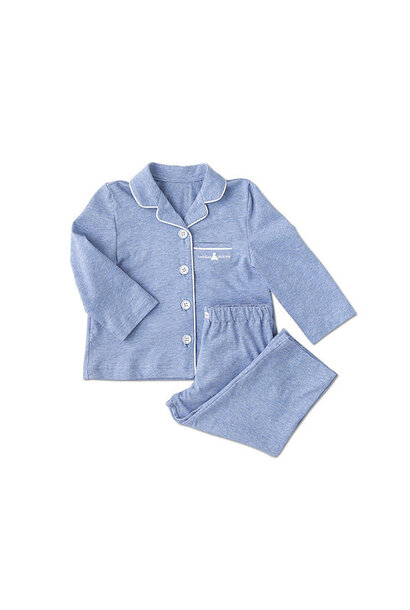 pyjama katoen - blauw