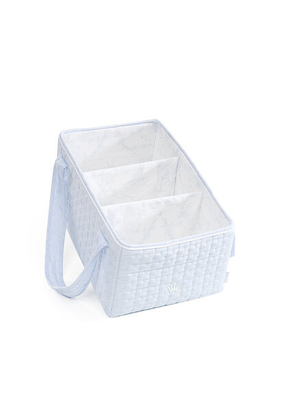 Linen Blue grote verzorgingsmand
