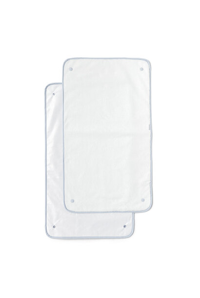 Linen Blue 2 handdoekjes voor verzorgingskussen