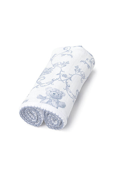 Linen Blue tetradoek